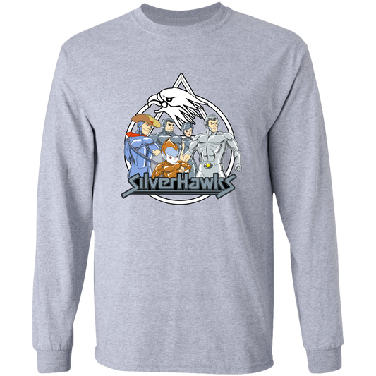 "SILVERHAWKS" LS Ultra Cotton T-Shirt