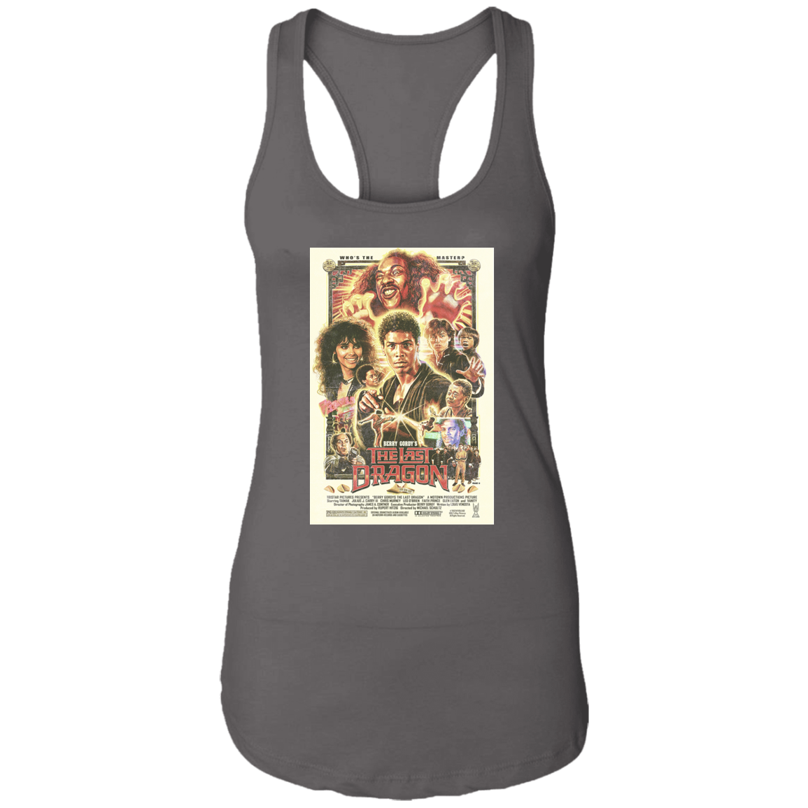 "WHO IS THE MASTER" Ladies Ideal Racerback Tank