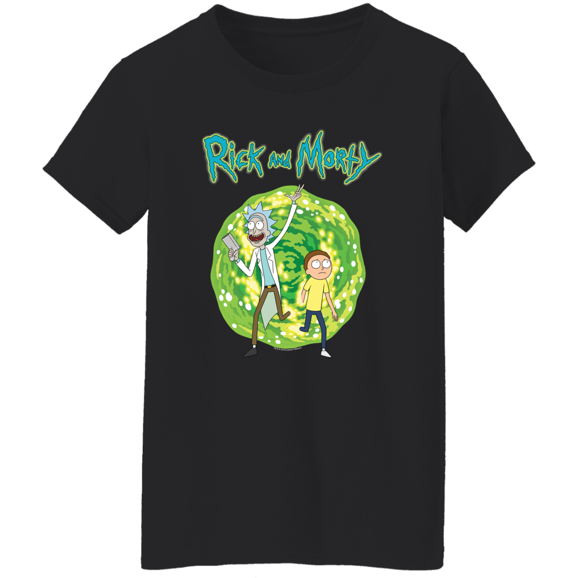 "RICK AND MORTY" Ladies' 5.3 oz. T-Shirt