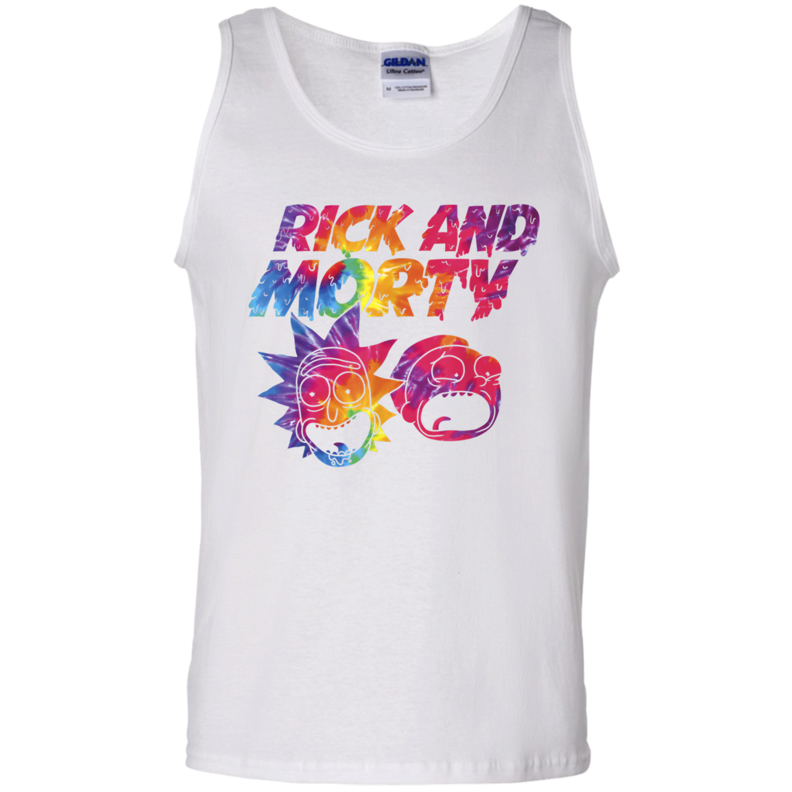 "ACID TRIP RICK AND MORTY" 100% Cotton Tank Top