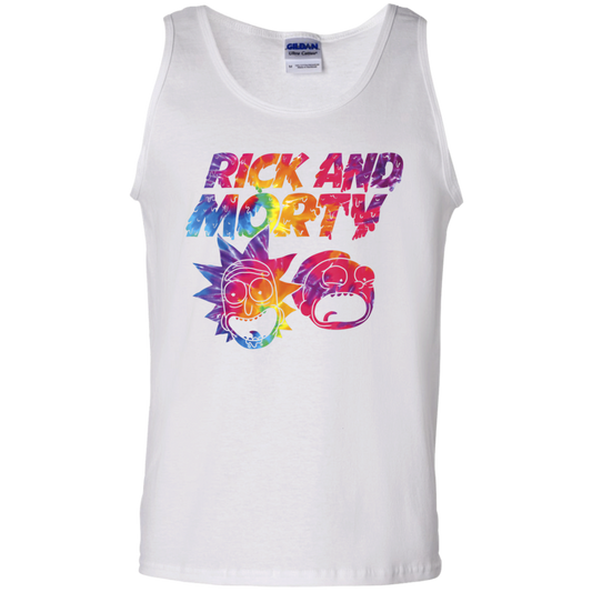 "ACID TRIP RICK AND MORTY" 100% Cotton Tank Top