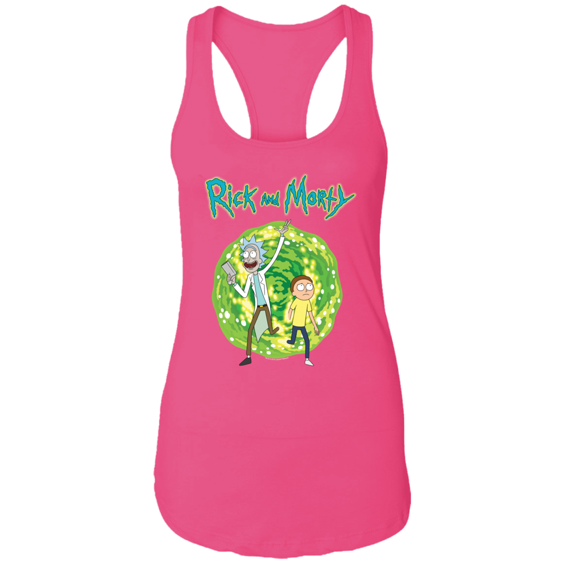 "RICK AND MORTY" Ladies Ideal Racerback Tank