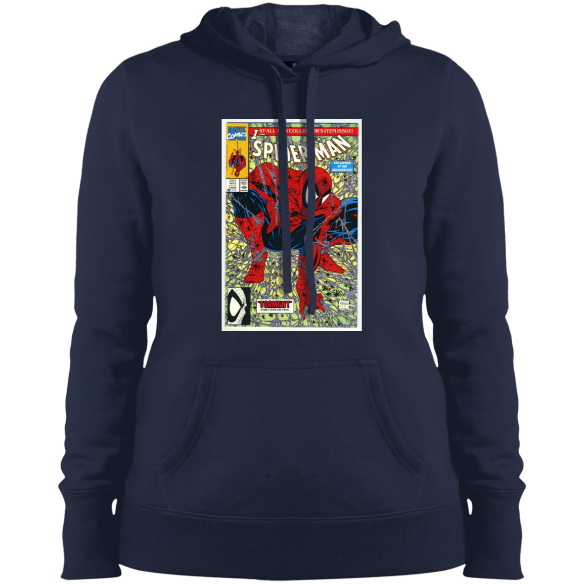 "NUMBER 1" Ladies' Pullover Hooded Sweatshirt