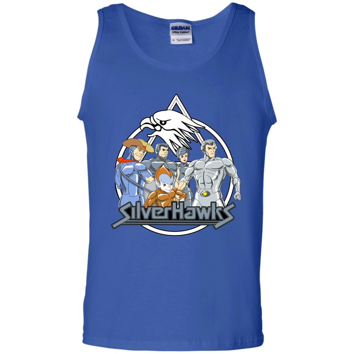 "SILVERHAWKS" 100% Cotton Tank Top