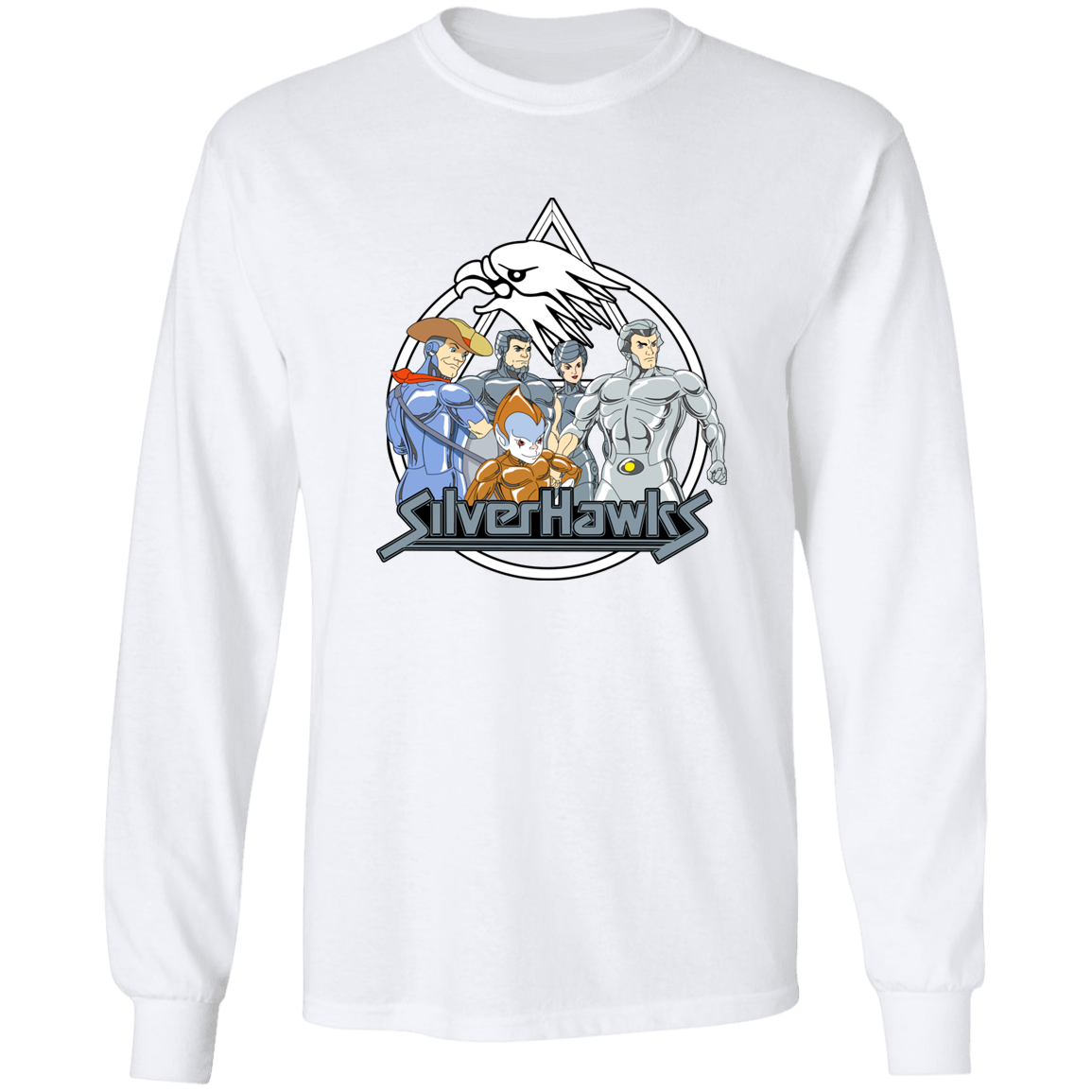 "SILVERHAWKS" LS Ultra Cotton T-Shirt