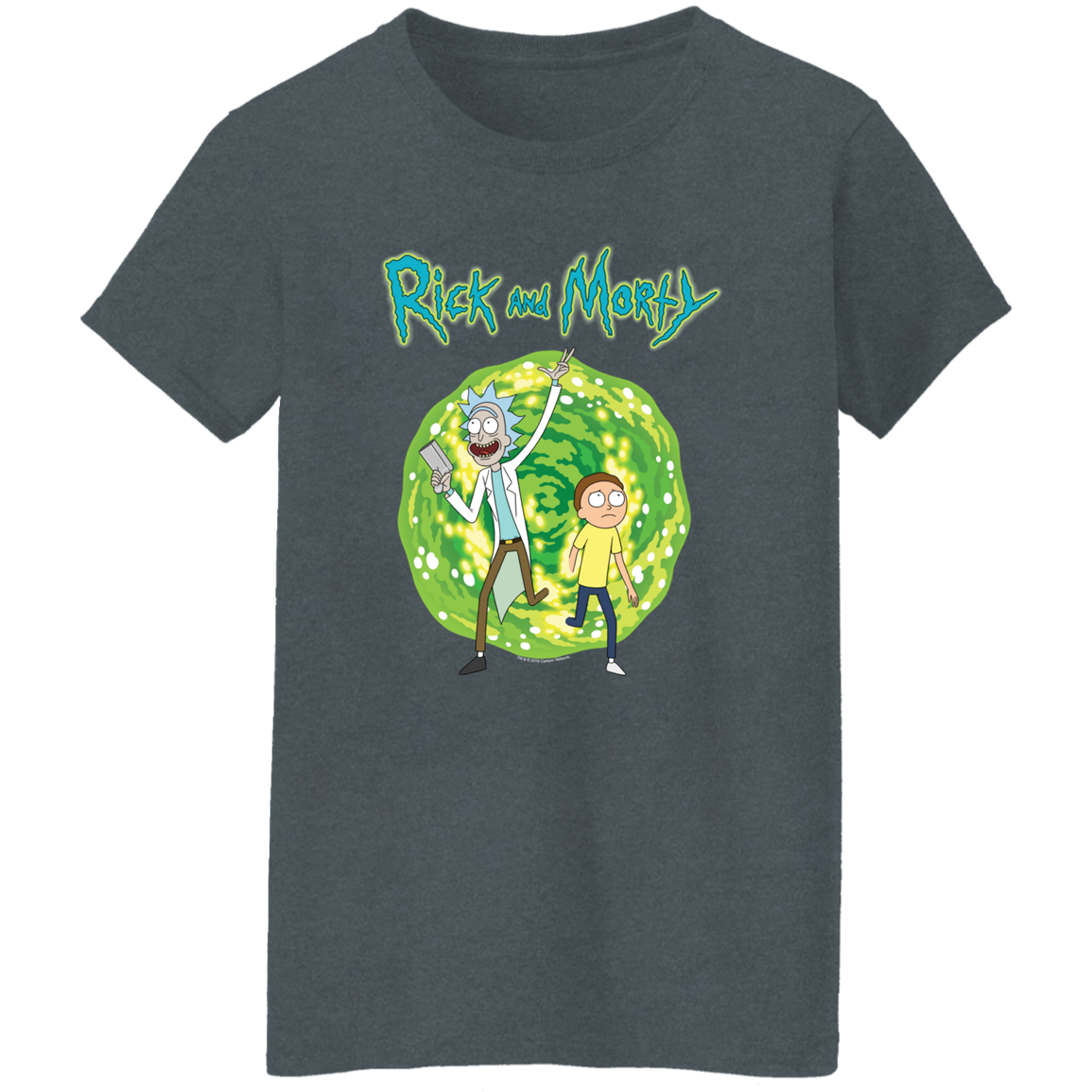 "RICK AND MORTY" Ladies' 5.3 oz. T-Shirt