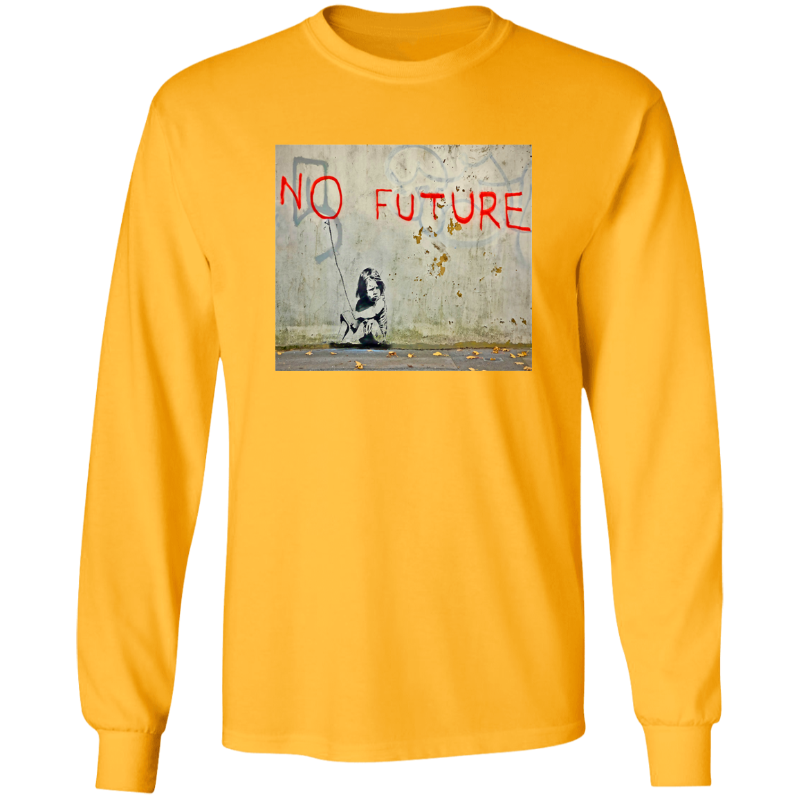 "NO FUTURE" LS Ultra Cotton T-Shirt