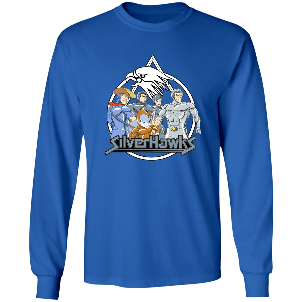 "SILVERHAWKS" LS Ultra Cotton T-Shirt