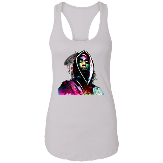 "DEAR MAMA" Ladies Ideal Racerback Tank