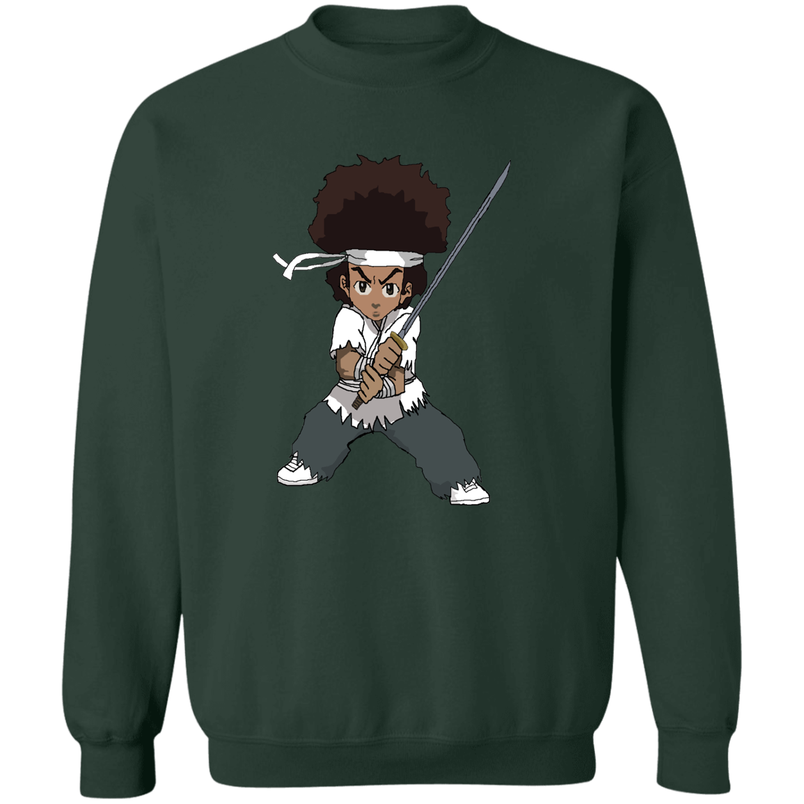 "FREEMAN SAMURAI" Crewneck Pullover Sweatshirt