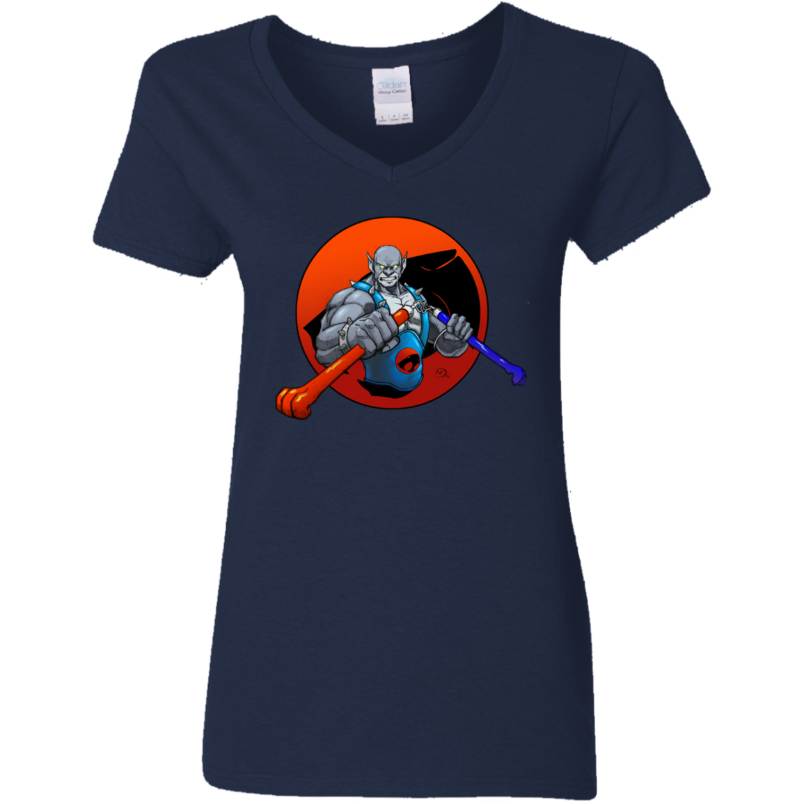 "PANTHRO" Ladies' 5.3 oz. V-Neck T-Shirt