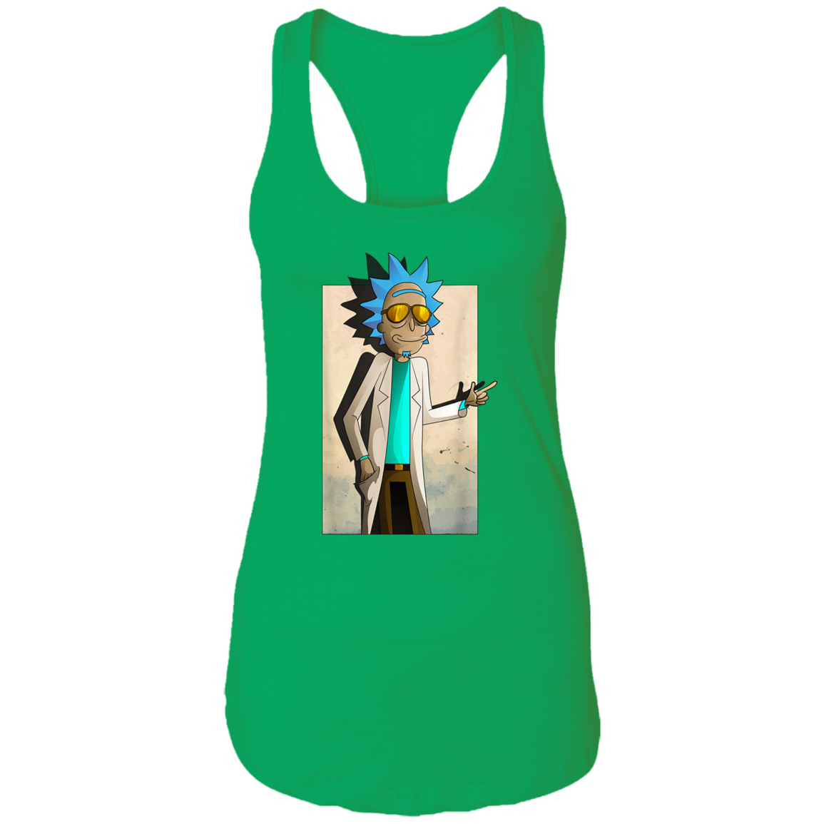 "COOL RICK" Ladies Ideal Racerback Tank