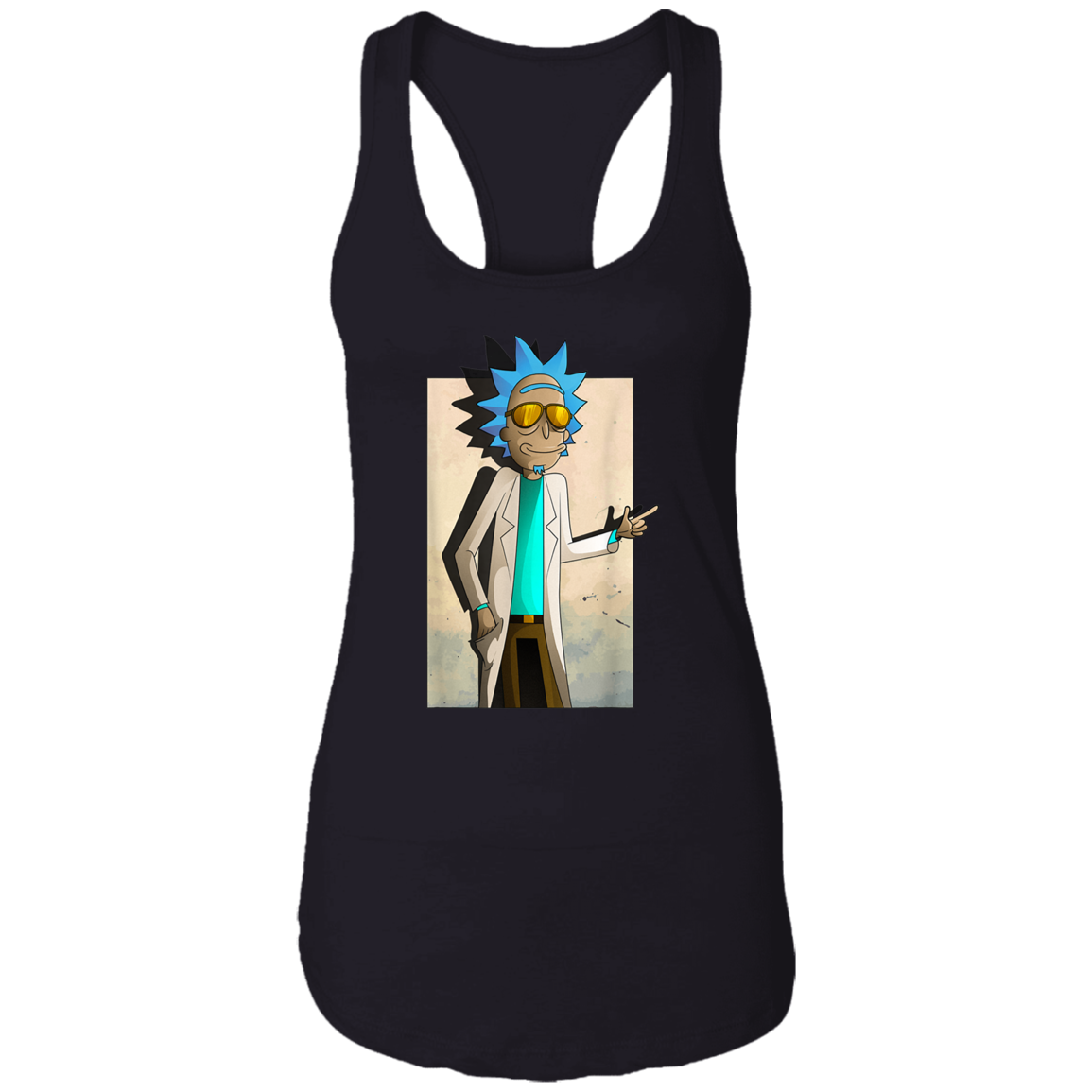 "COOL RICK" Ladies Ideal Racerback Tank