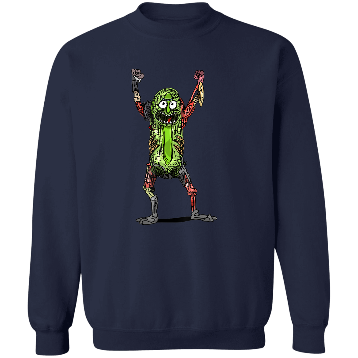 "PICKLE RICK" Crewneck Pullover Sweatshirt