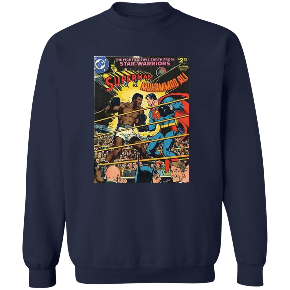 "SUPERMAN VS ALI" Crewneck Pullover Sweatshirt