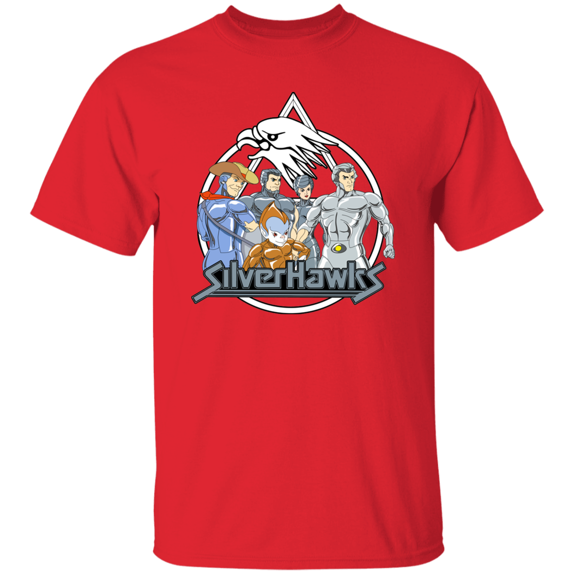 "SILVERHAWKS" 5.3 oz. T-Shirt