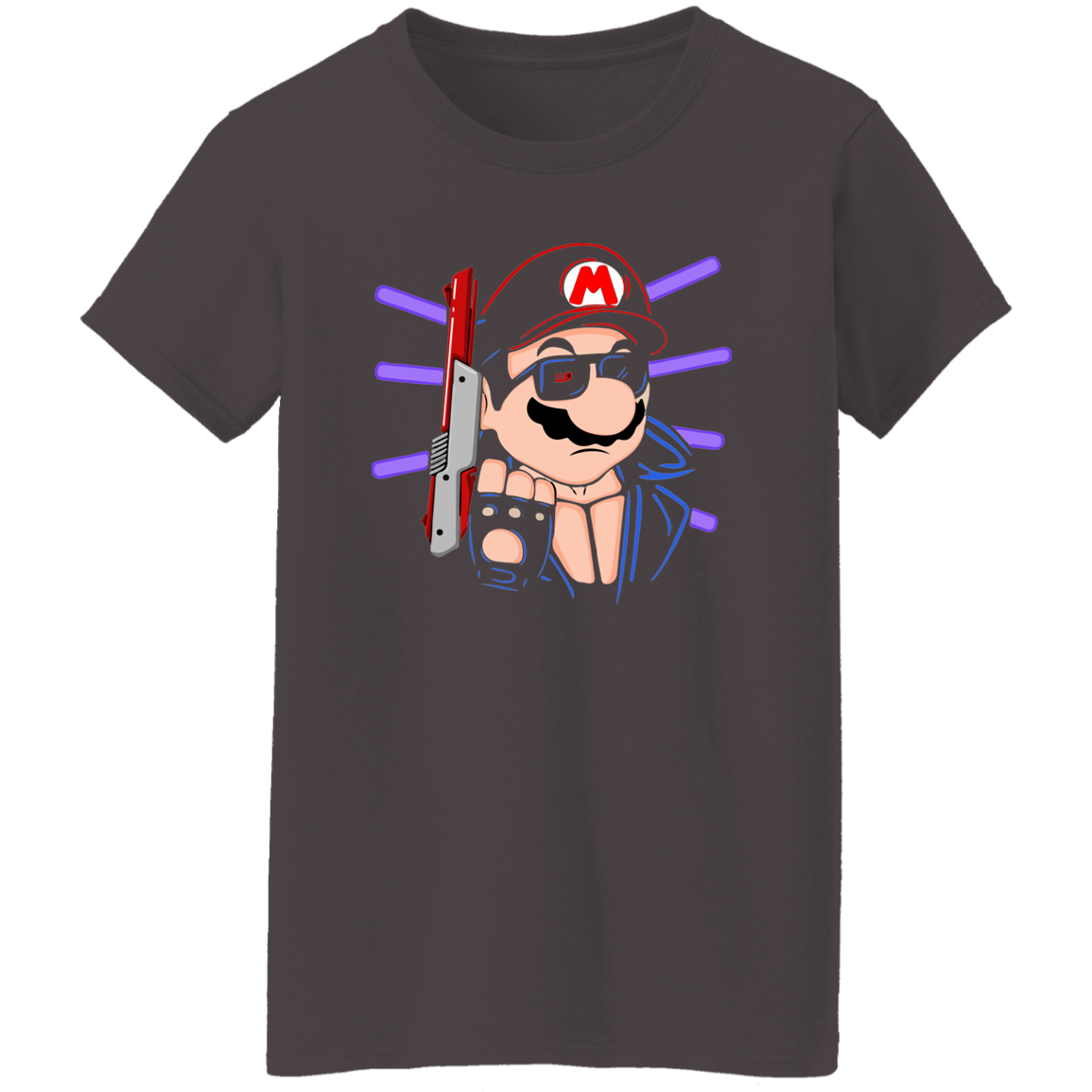 "MARIO TERMINATOR" Ladies' 5.3 oz. T-Shirt