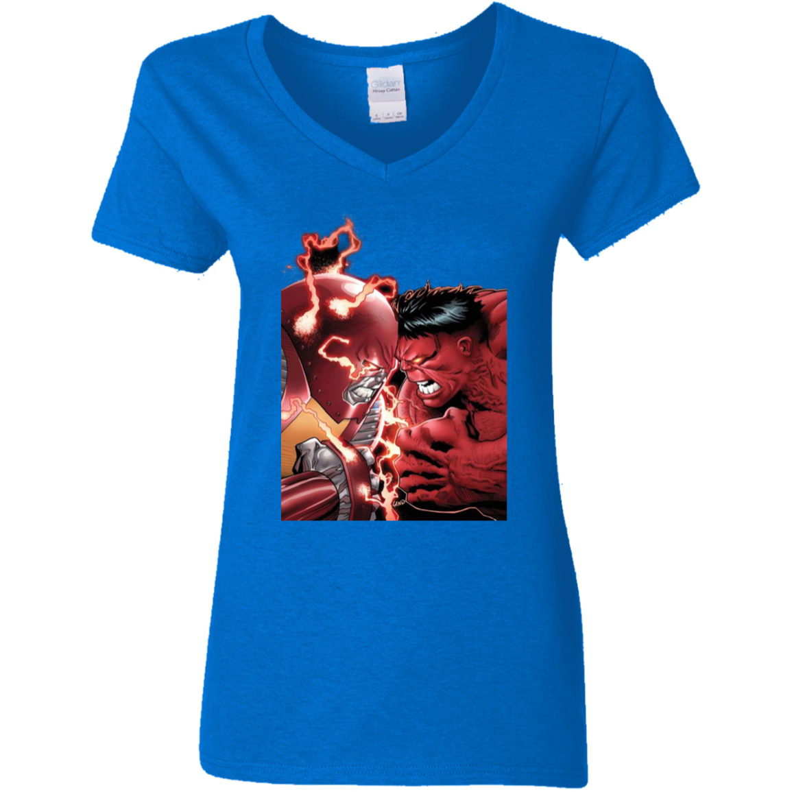 "THE ULTIMATE GRUDGE MATCH" Ladies' 5.3 oz. V-Neck T-Shirt