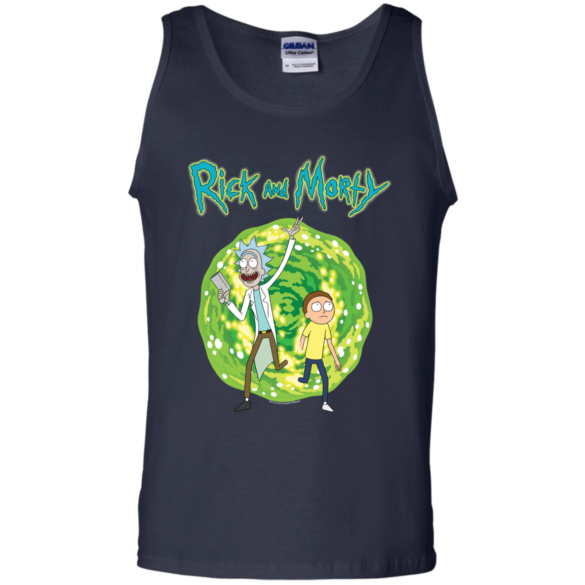 "RICK AND MORTY" 100% Cotton Tank Top