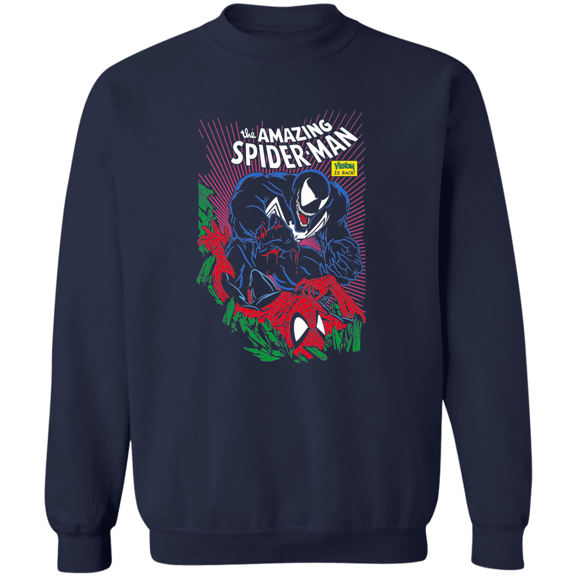 "VENOM IS BACK" Crewneck Pullover Sweatshirt