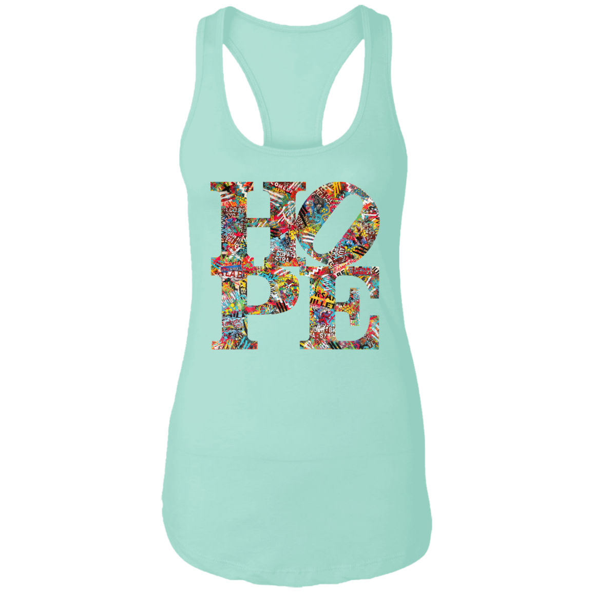 "HOPE" Ladies Ideal Racerback Tank