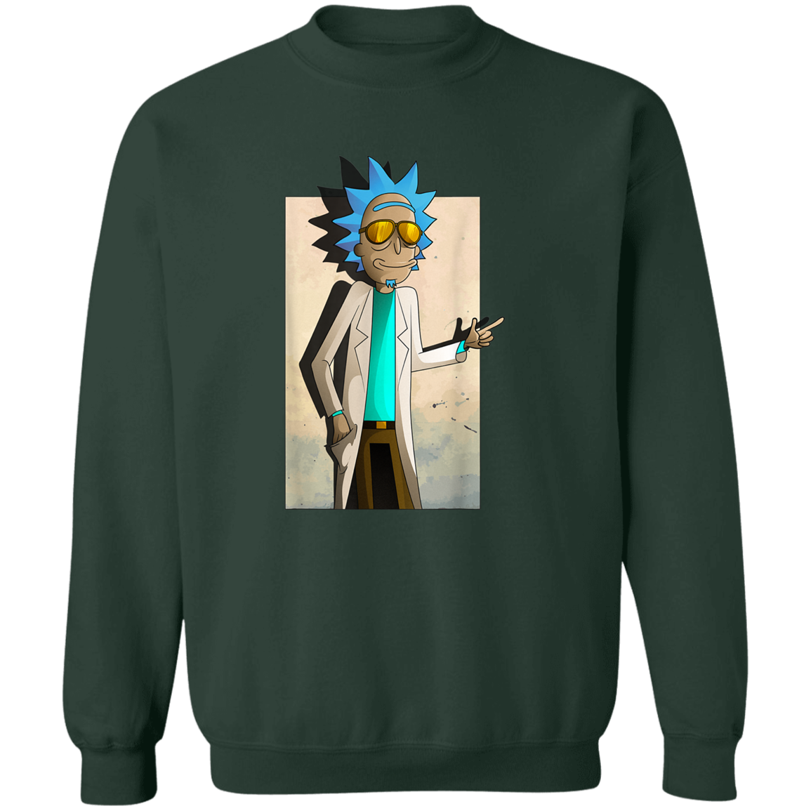 "COOL RICK" Crewneck Pullover Sweatshirt