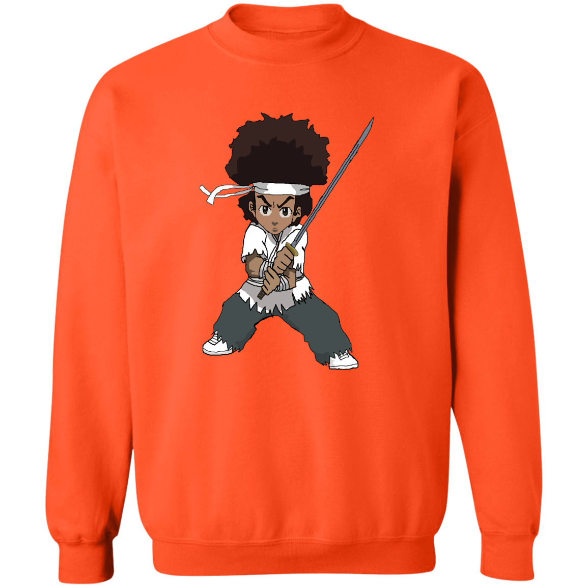 "FREEMAN SAMURAI" Crewneck Pullover Sweatshirt