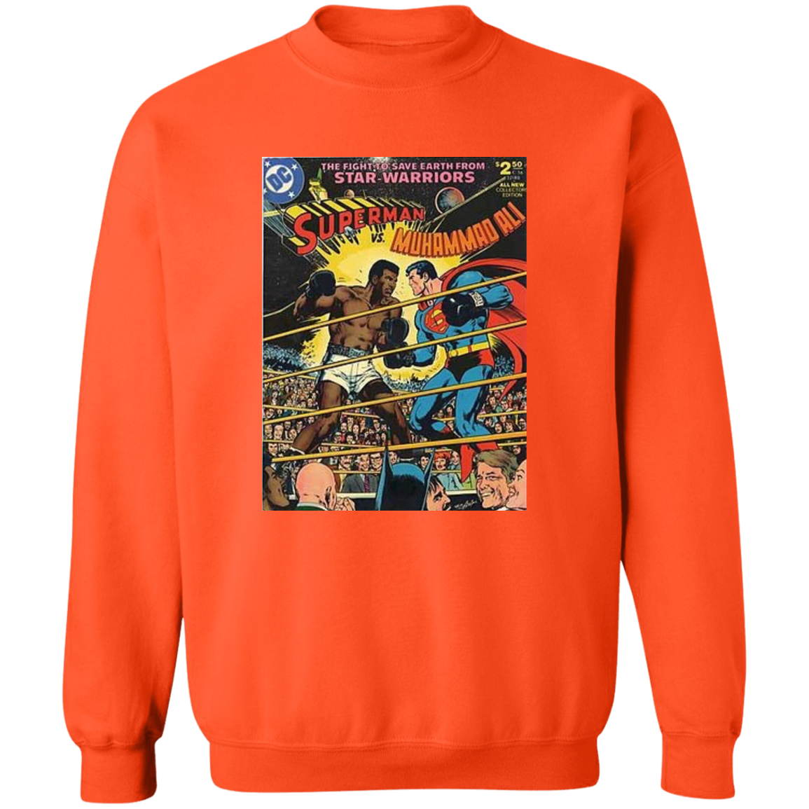 "SUPERMAN VS ALI" Crewneck Pullover Sweatshirt