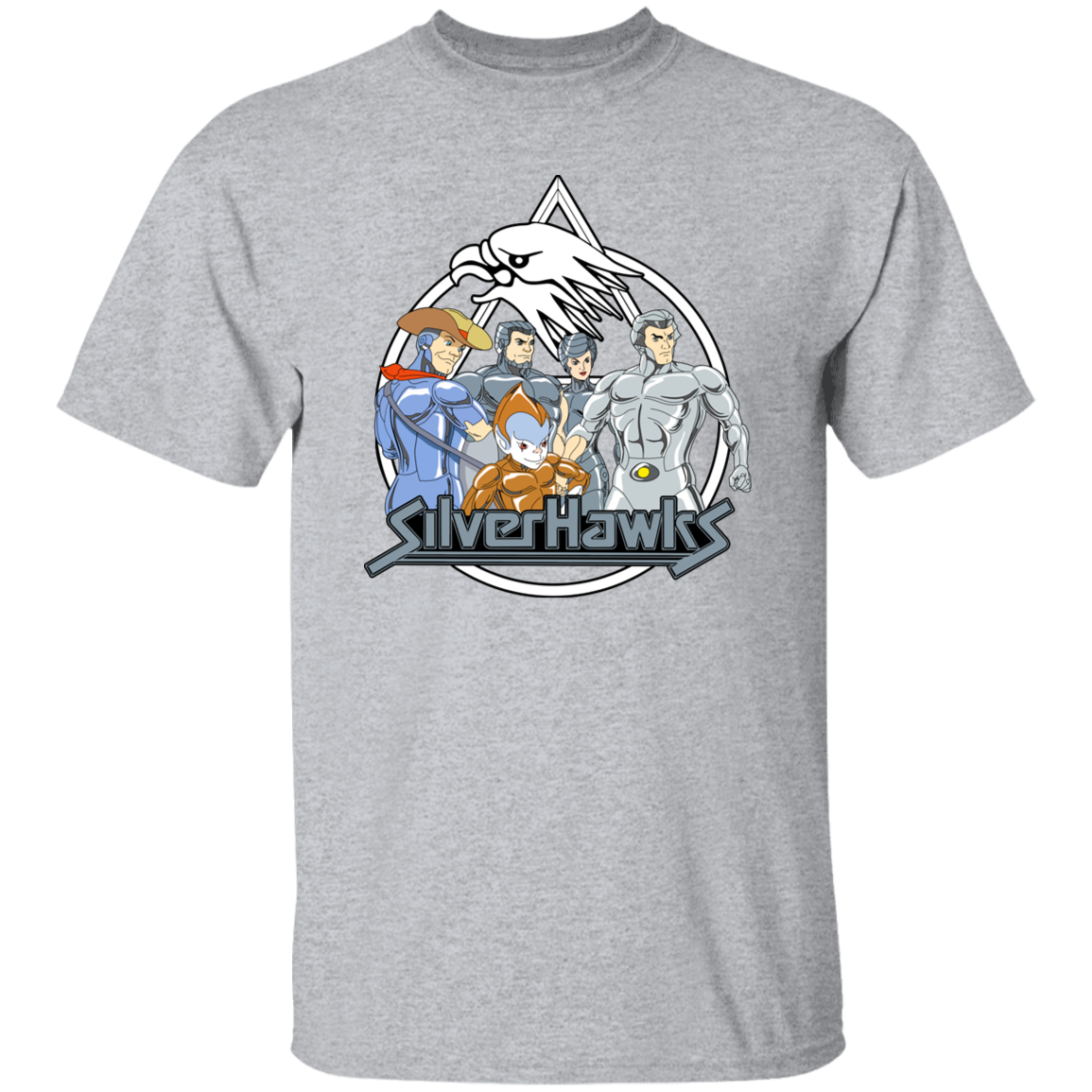 "SILVERHAWKS" 5.3 oz. T-Shirt