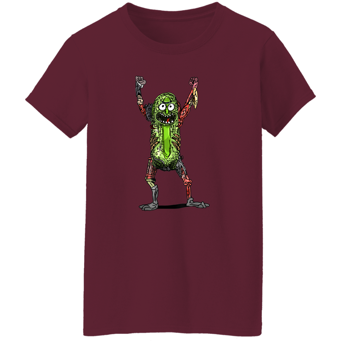 "PICKLE RICK" Ladies' 5.3 oz. T-Shirt