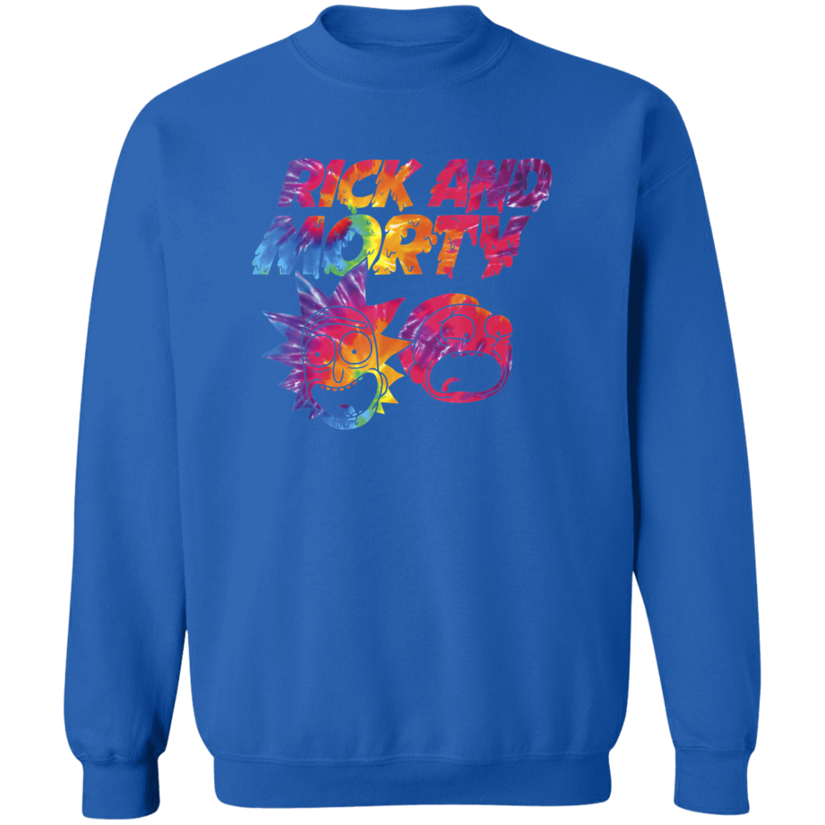 "ACID TRIP RICK AND MORTY" Crewneck Pullover Sweatshirt