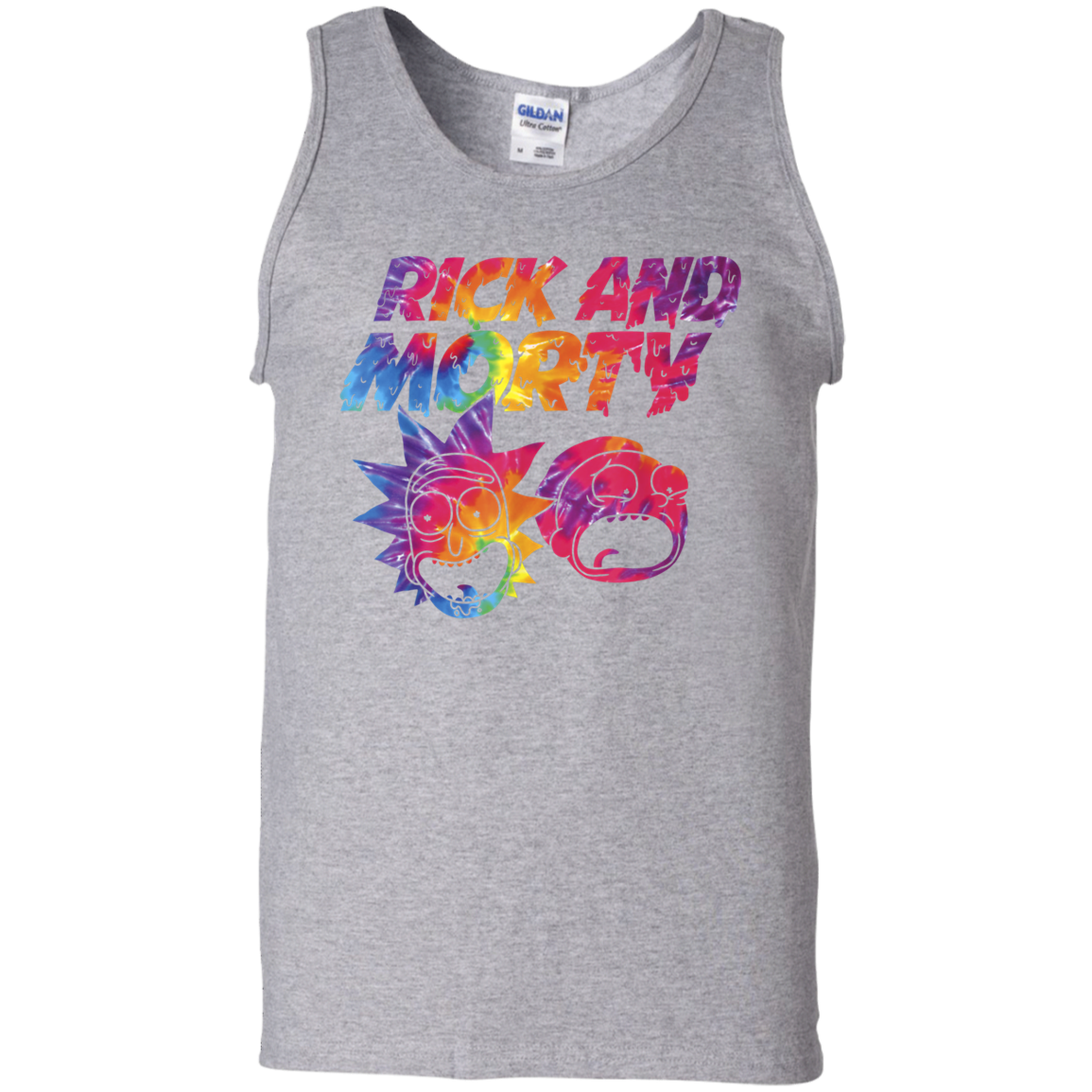 "ACID TRIP RICK AND MORTY" 100% Cotton Tank Top