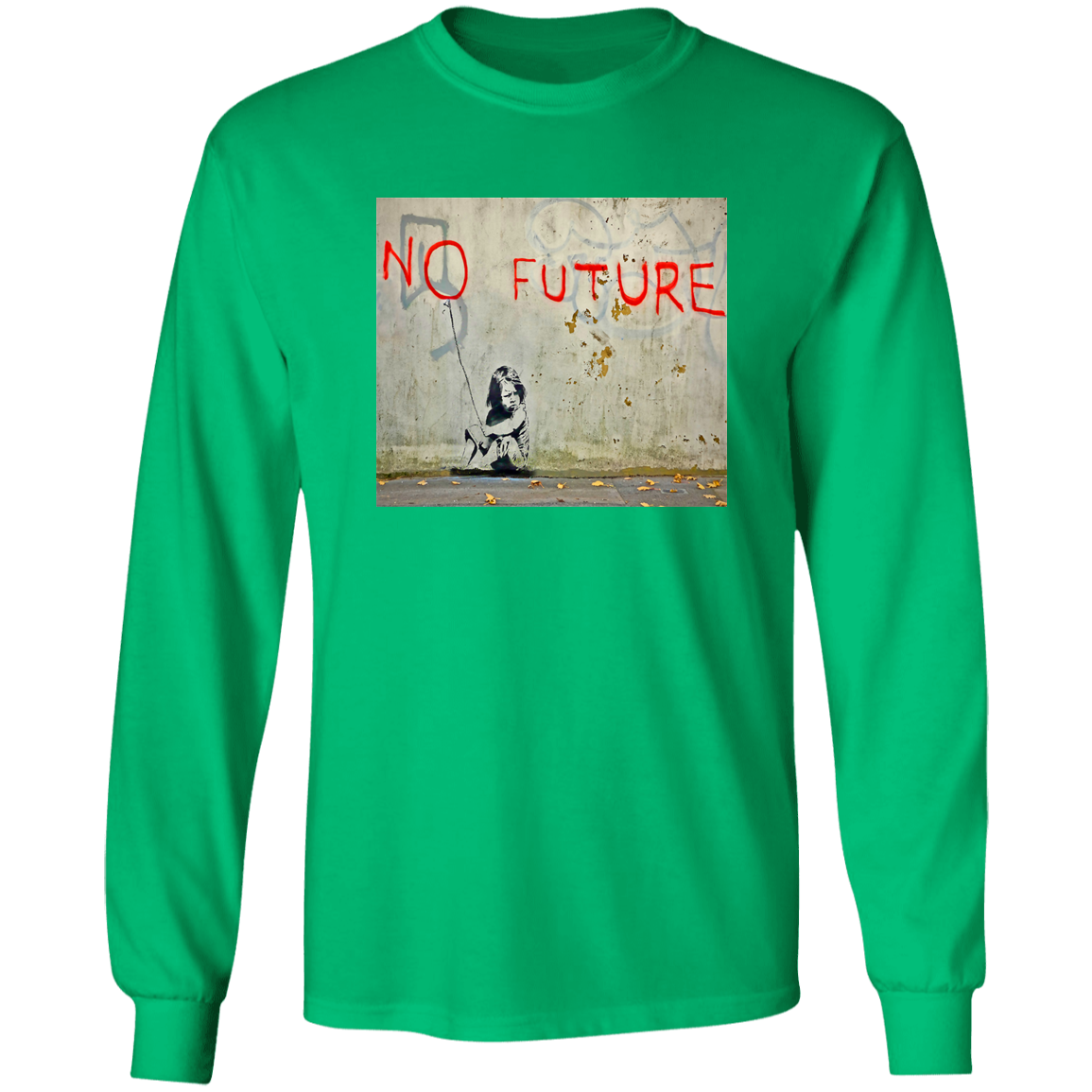 "NO FUTURE" LS Ultra Cotton T-Shirt