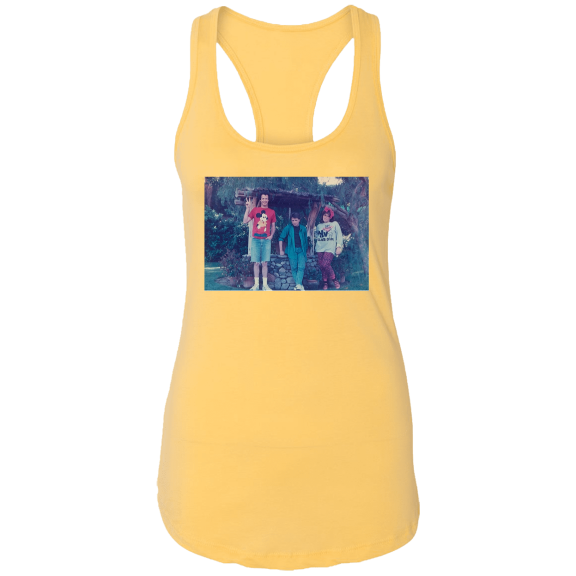 "DO YOU REMEMBER" Ladies Ideal Racerback Tank