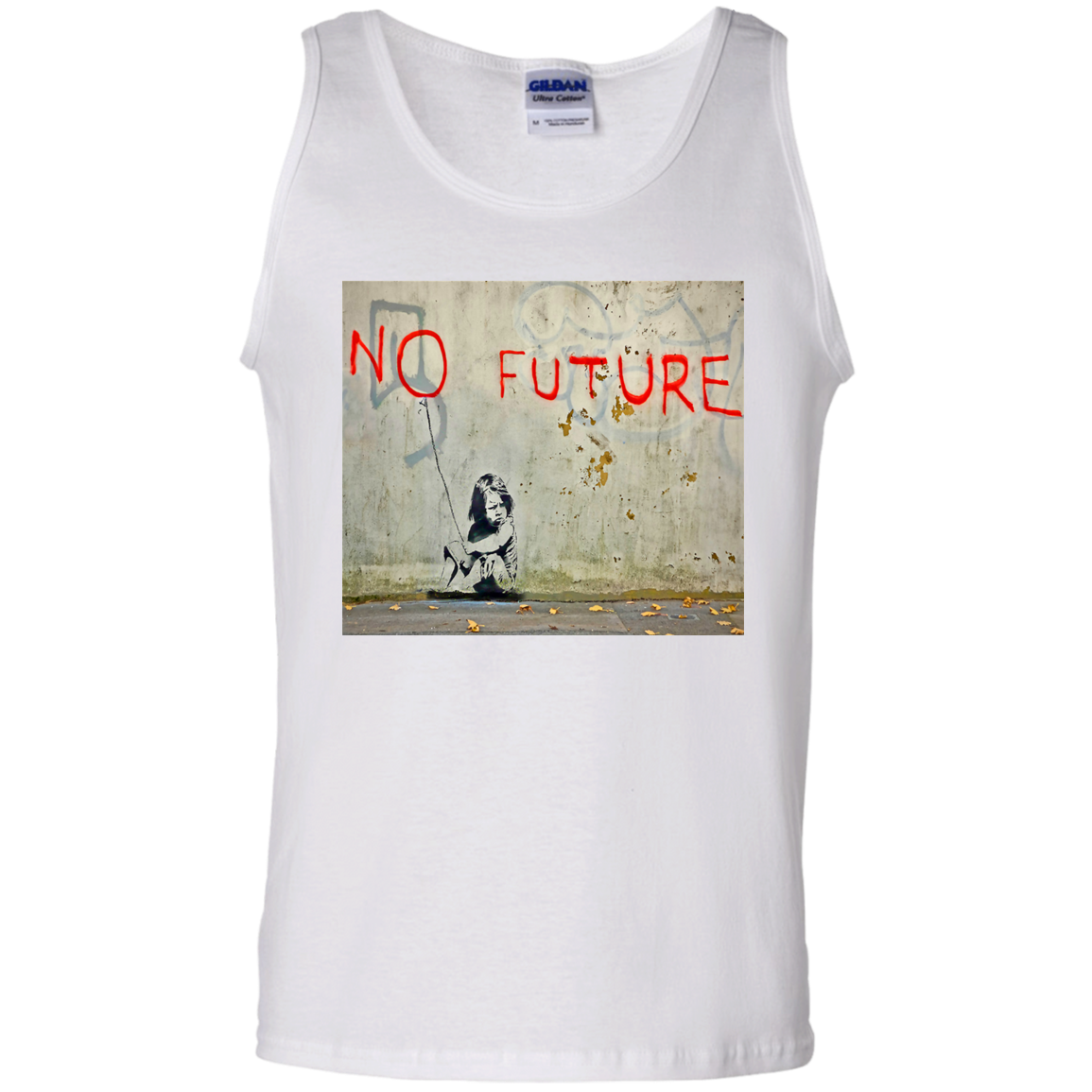 "NO FUTURE" 100% Cotton Tank Top