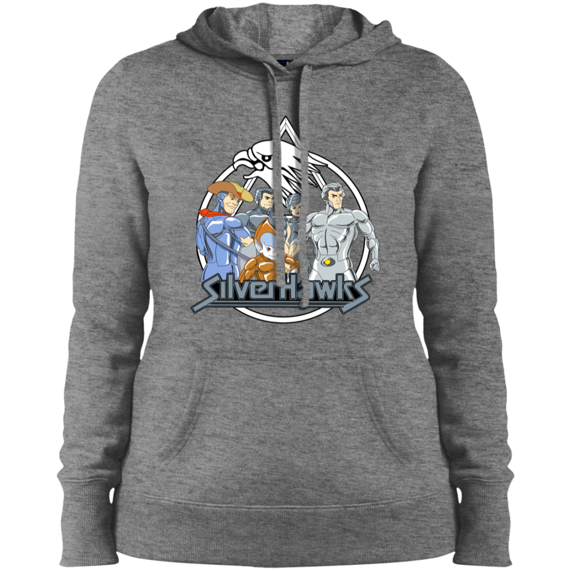 "SILVERHAWKS" Ladies' Pullover Hooded Sweatshirt