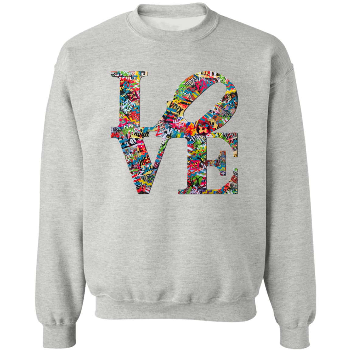 "LOVE 2.0" Crewneck Pullover Sweatshirt