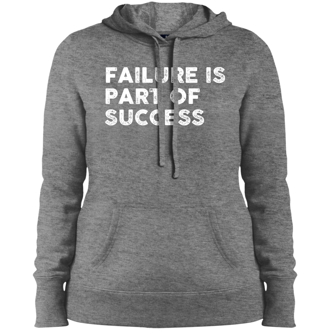 "FAILURE IS" Ladies' Pullover Hooded Sweatshirt