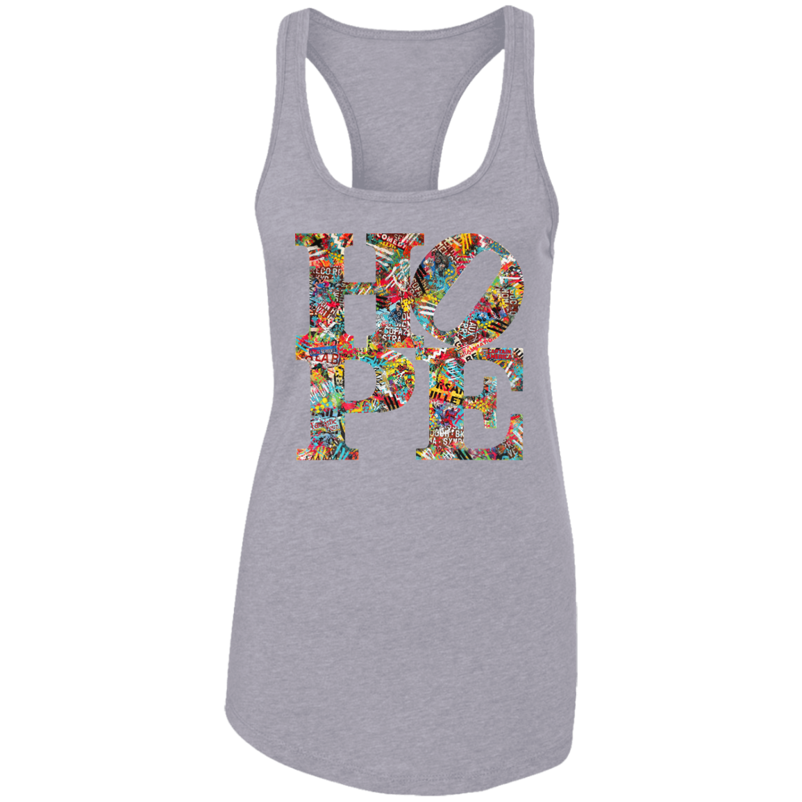 "HOPE" Ladies Ideal Racerback Tank