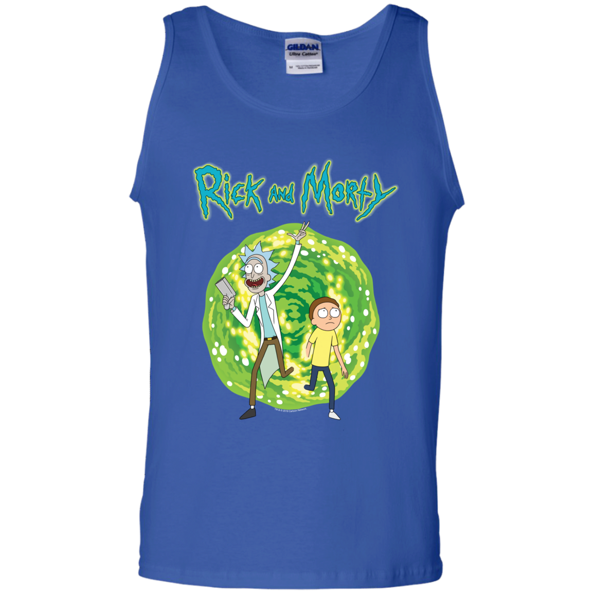 "RICK AND MORTY" 100% Cotton Tank Top