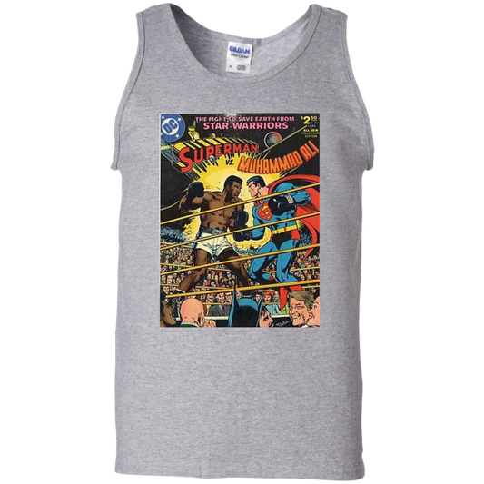 "SUPERMAN VS ALI" 100% Cotton Tank Top