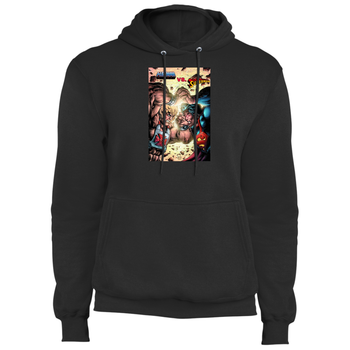 "HE-MAN VS SUPERMAN" Core Fleece Pullover Hoodie