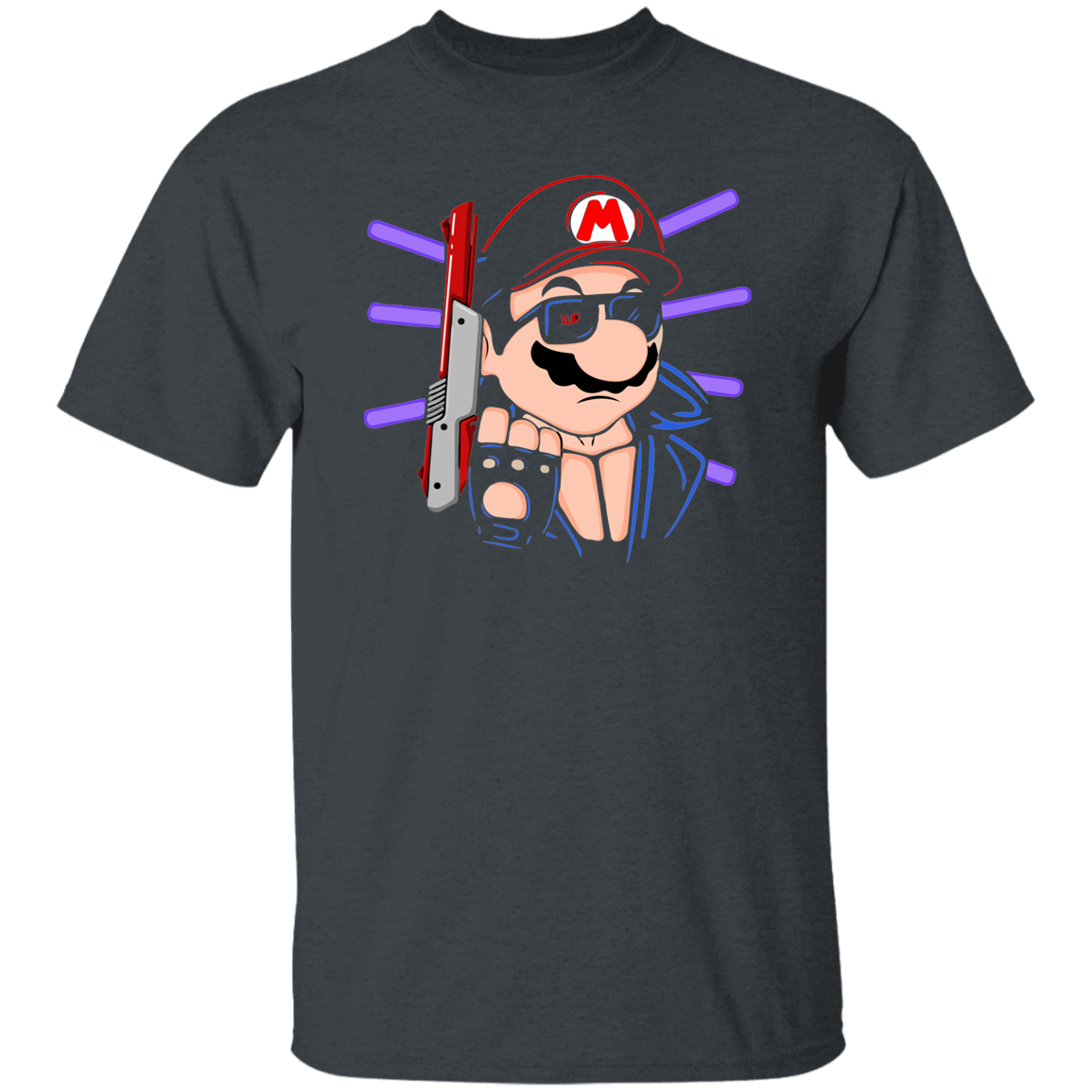 "MARIO TERMINATOR" 5.3 oz. T-Shirt