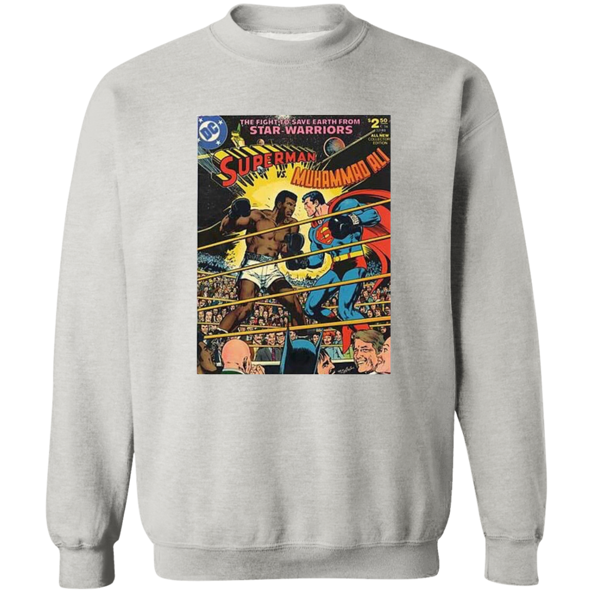 "SUPERMAN VS ALI" Crewneck Pullover Sweatshirt