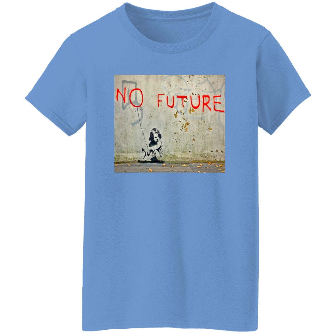 "NO FUTURE" Ladies' 5.3 oz. T-Shirt