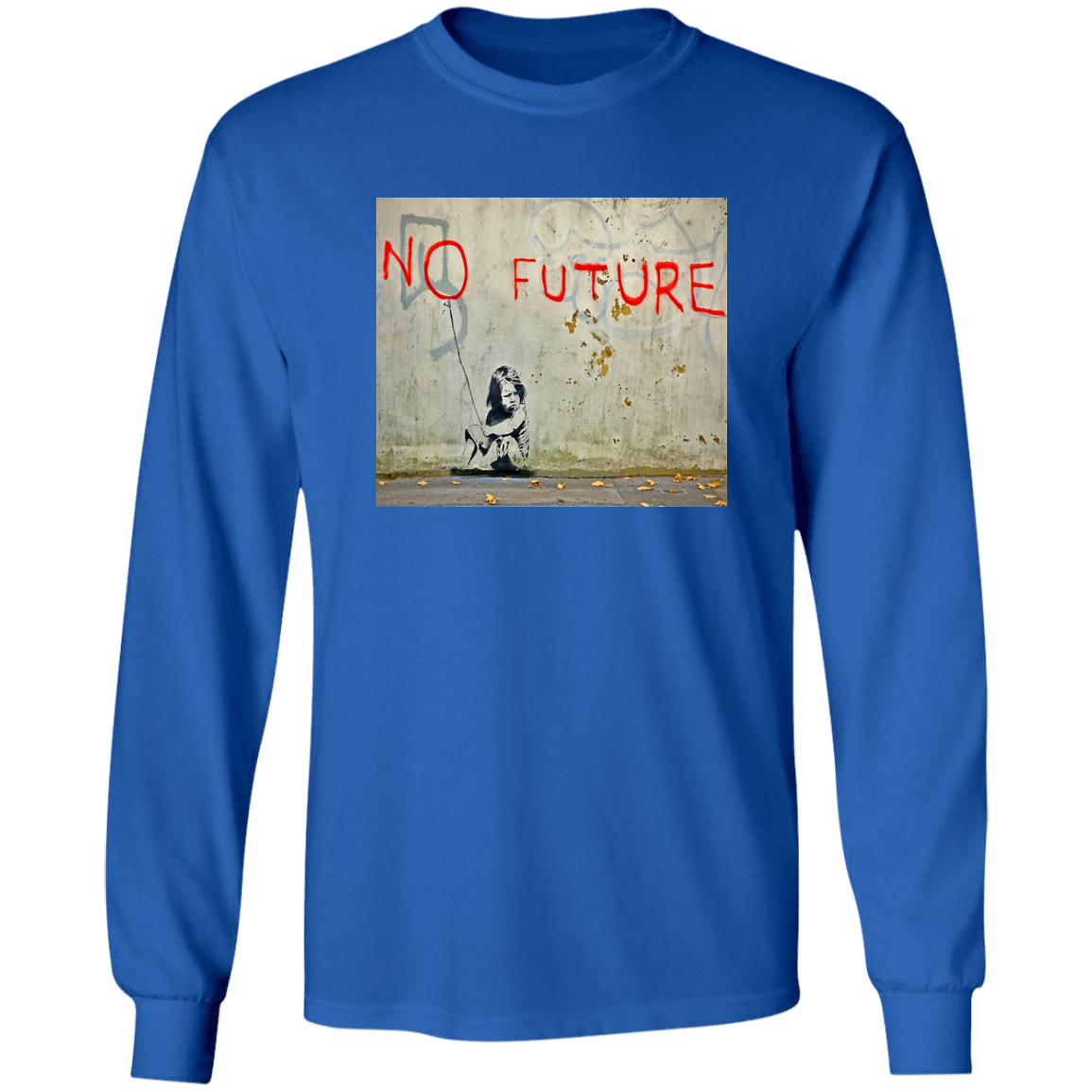 "NO FUTURE" LS Ultra Cotton T-Shirt