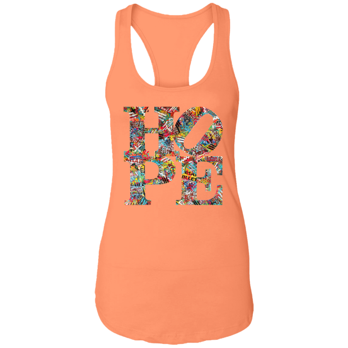 "HOPE" Ladies Ideal Racerback Tank