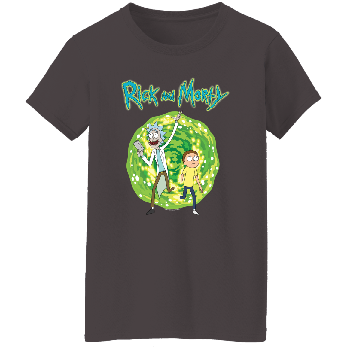 "RICK AND MORTY" Ladies' 5.3 oz. T-Shirt