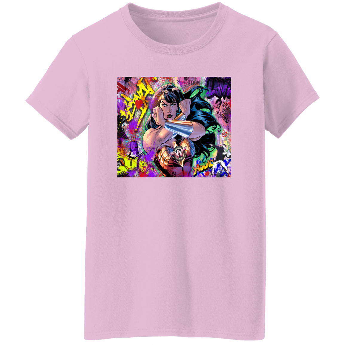 "WONDER WOMAN" Ladies' 5.3 oz. T-Shirt