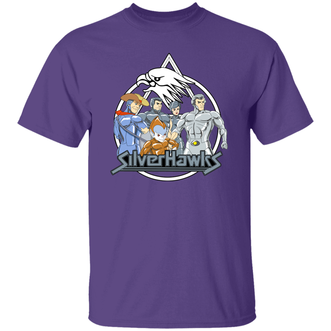 "SILVERHAWKS" 5.3 oz. T-Shirt